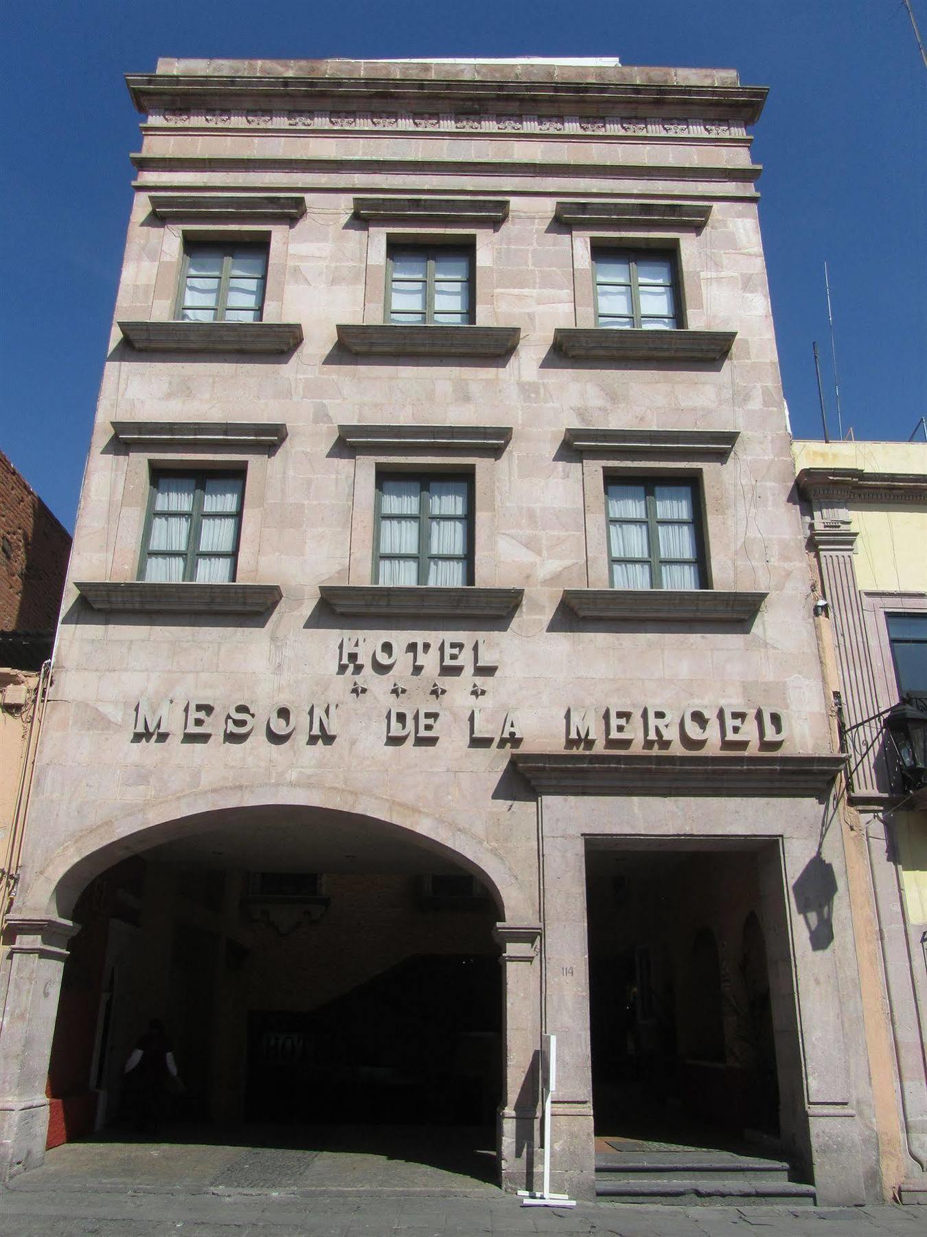 Hotel Meson De La Merced Zacatecas Esterno foto